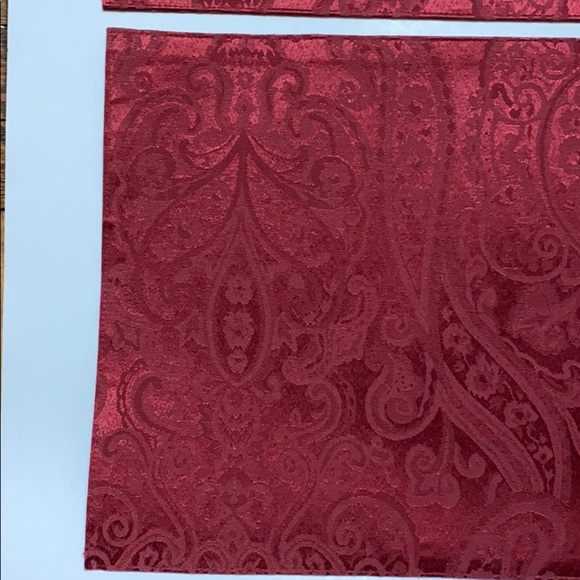 NWOT Ralph Lauren red paisley placemat 2 pieces - Picture 7 of 8